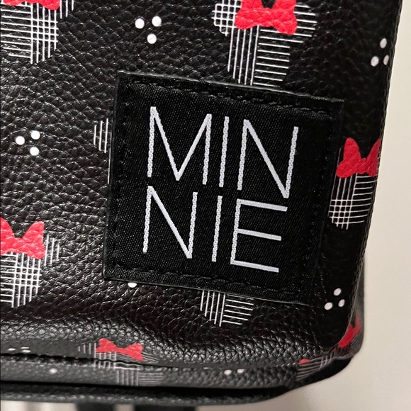Disney Dani Danielle Nicole Black and Red Minnie Mouse Backpack Purse Adjustable main image 12